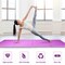 Purple Folding Gymnastics Mat 4x8 ft PU Leather Exercise Training Mat